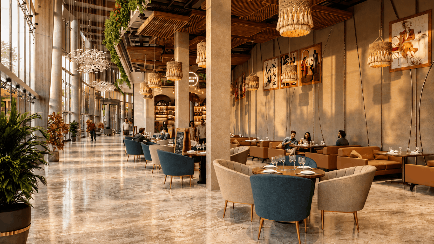 Kreeva Swaranaya residents club lounge